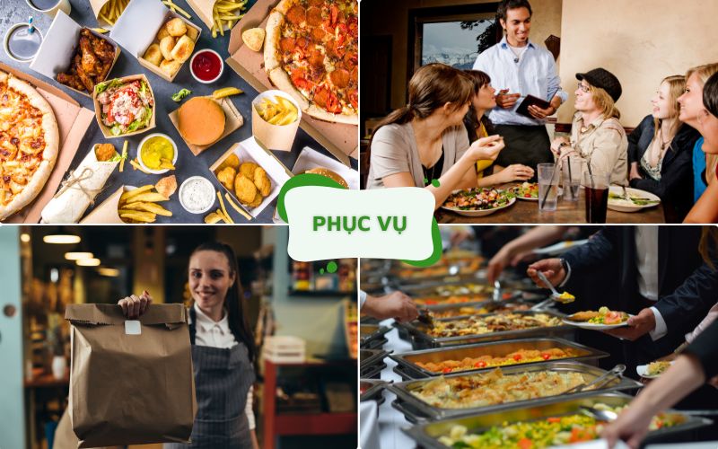Mô hình nhà hàng được phân loại dựa trên cách thức phục vụ
