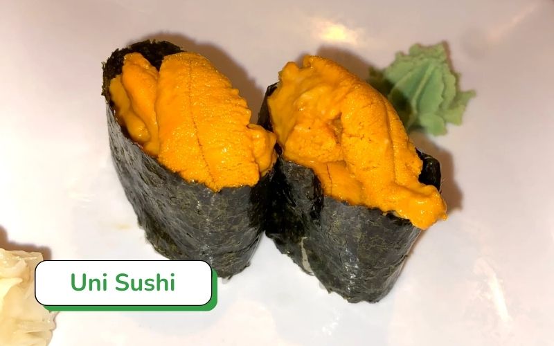 Uni sushi cao cấp với nhím biển béo ngậy, ngọt nhẹ tan chảy, giàu dinh dưỡng