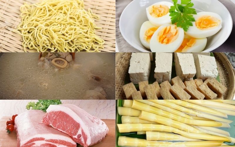 Ramen Nhật: Hòa quyện sợi mì, nước súp, thịt heo, trứng, rau và chả cá, tạo nên hương vị đặc trưng