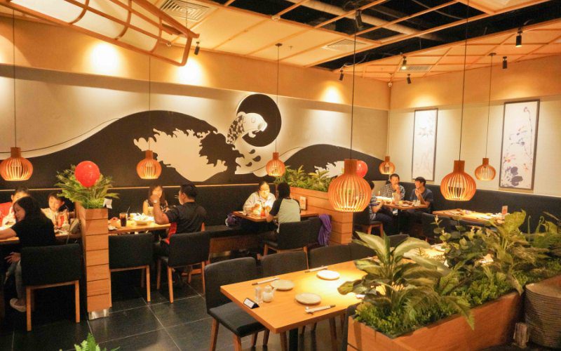 Không gian tại Sushi Kei