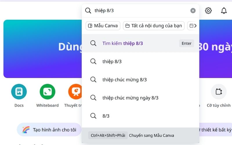 Type "8/3 card" to choose a suitable available design