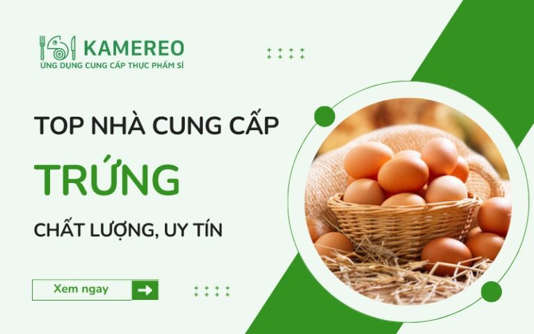 Top địa chỉ cung cấp trứng giá sỉ, chất lượng