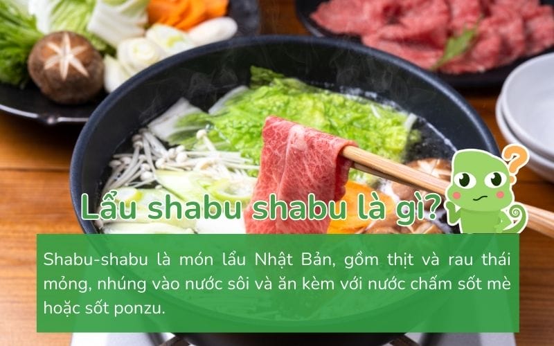 Shabu-shabu: Lẩu Nhật với nước dùng thanh ngọt, nhúng thịt bò tươi ngon