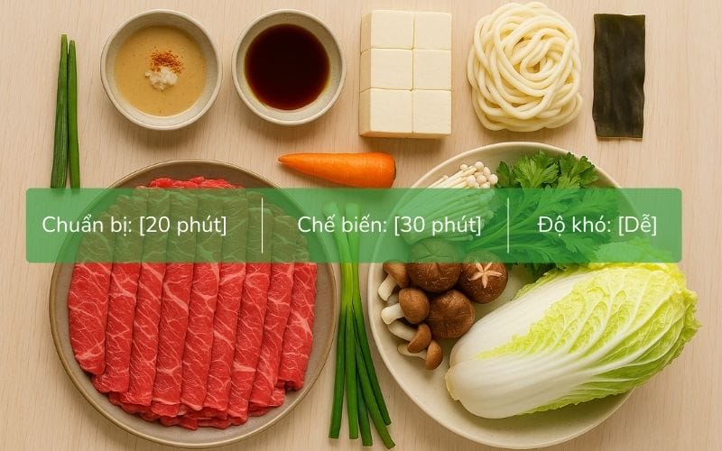 Lẩu shabu shabu ghi điểm bởi quá trình chuẩn bị nguyên liệu đơn giản, dễ dàng