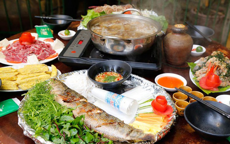 Ao Quán có thực đơn đậm chất đồng quê