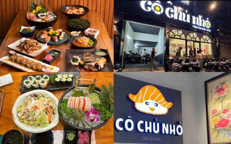 Sushi Cô Chủ Nhỏ offers a refined Japanese culinary experience with meticulously prepared sushi from fresh ingredients
