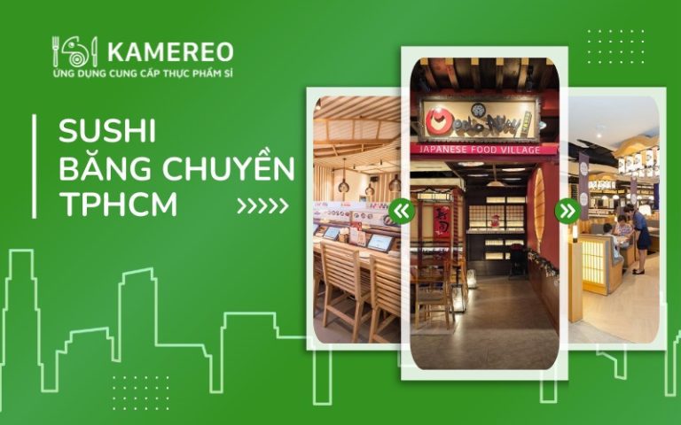 Nhà Hàng Sushi Băng Chuyền Ở TPHCM ngon nức tiếng