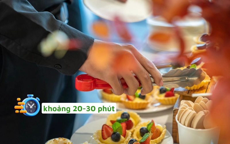 Tea Break là tiệc đứng kéo dài khoảng 30 phút