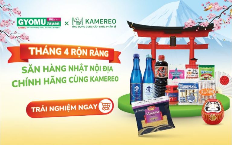 Tháng Tư Rộn Ràng – Bùng Nổ Ưu Đãi Hàng Nhật Nội Địa Chính Hãng Tại Kamereo!