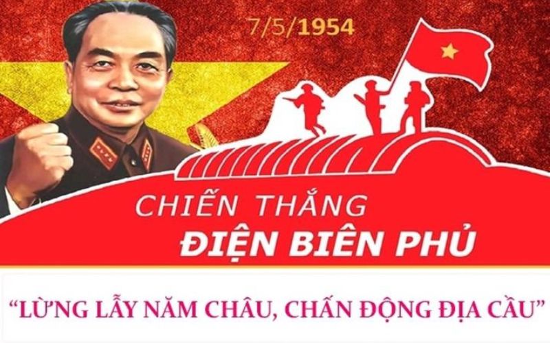 Ngày 7 tháng 5 năm 1954 ghi dấu chiến thắng Điện Biên Phủ