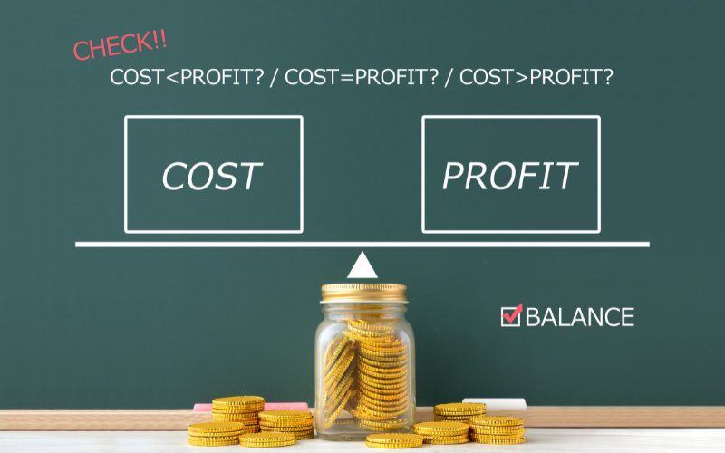 Công thức tính giá cost dựa trên chi phí và lợi nhuận