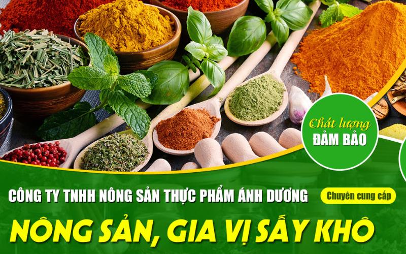 Khám phá nguồn cung cấp gia vị chất lượng tại Nông Sản Thực Phẩm Ánh Dương