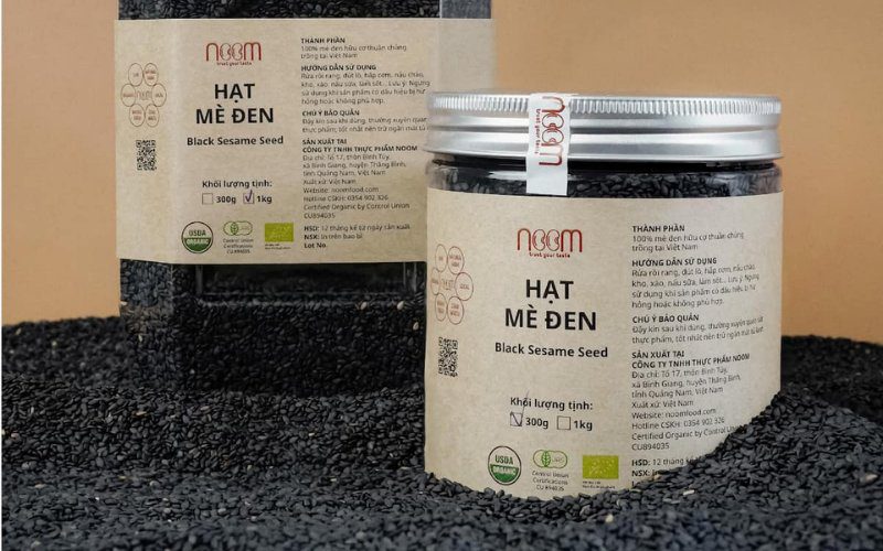 Noom là thương hiệu chuyên cung cấp mè đen thuần chủng, canh tác hữu cơ tại Việt Nam