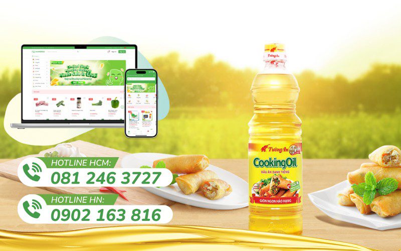 Kamereo phân phối chính hãng các dòng dầu ăn Tường An