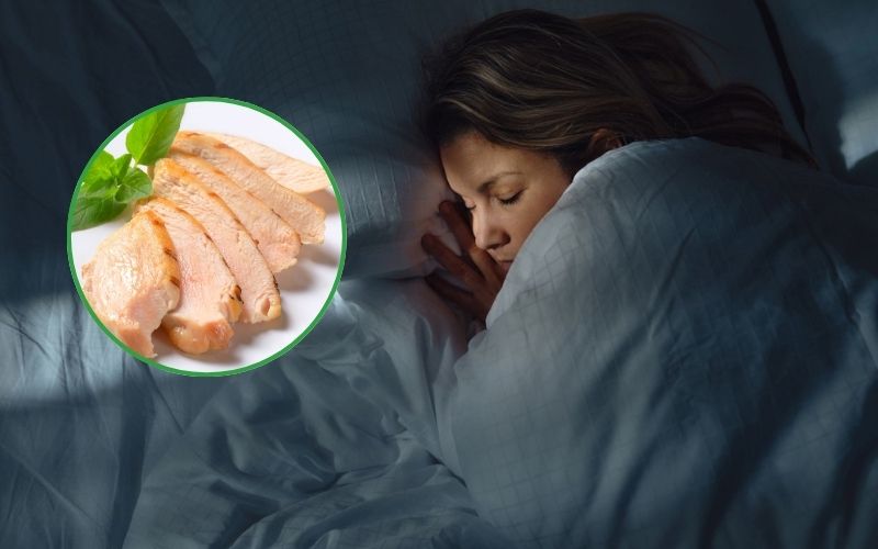 Chicken breast improves sleep and neurological function thanks to beneficial amino acids and compounds