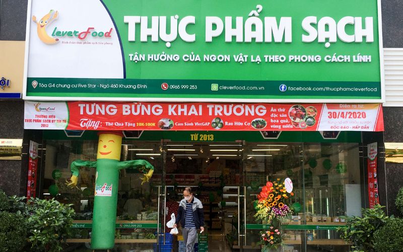 Clever Food là cửa hàng thực phẩm sạch uy tín