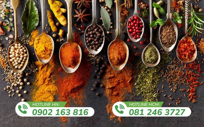 Kamereo cung cấp đa dạng các loại gia vị