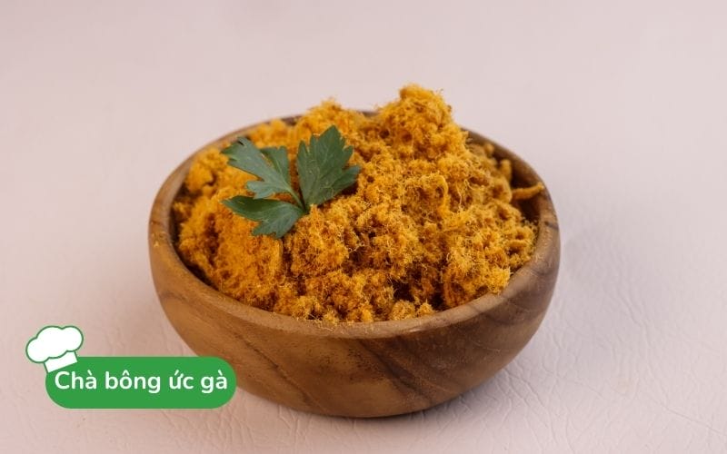 Chà bông ức gà dai nhẹ, ngọt tự nhiên, tiện lợi và dinh dưỡng