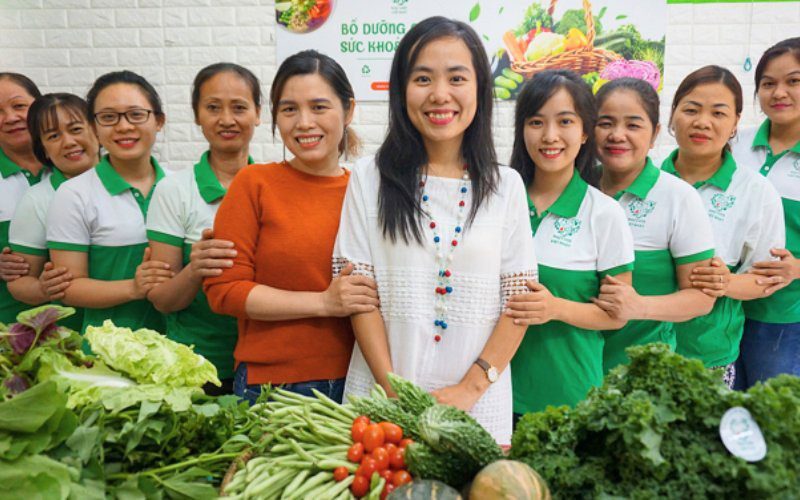 Rau Cuoi Viet Nhat farms according to Japanese standards
