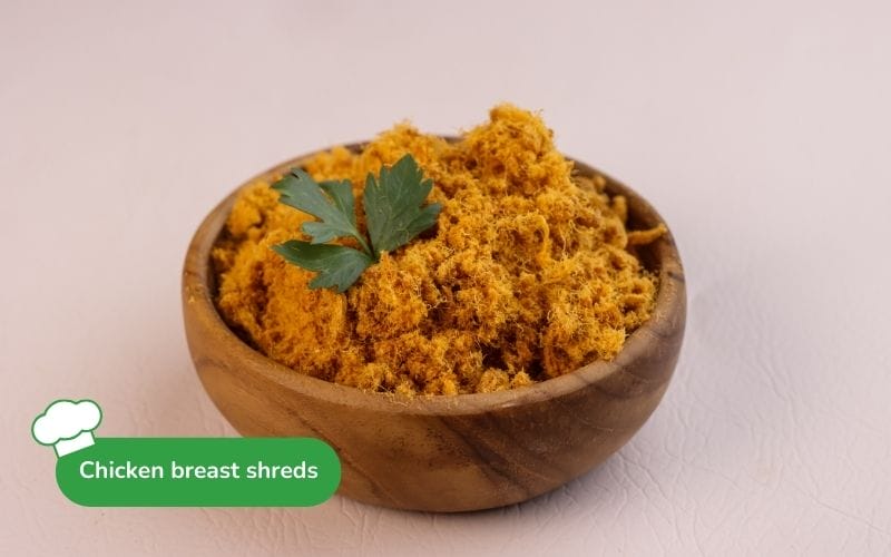 Shredded chicken breast: slightly chewy, naturally sweet, convenient and nutritious