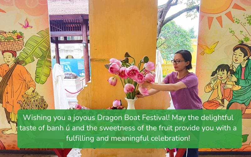 Sending the best wishes on Doan Ngo Festival
