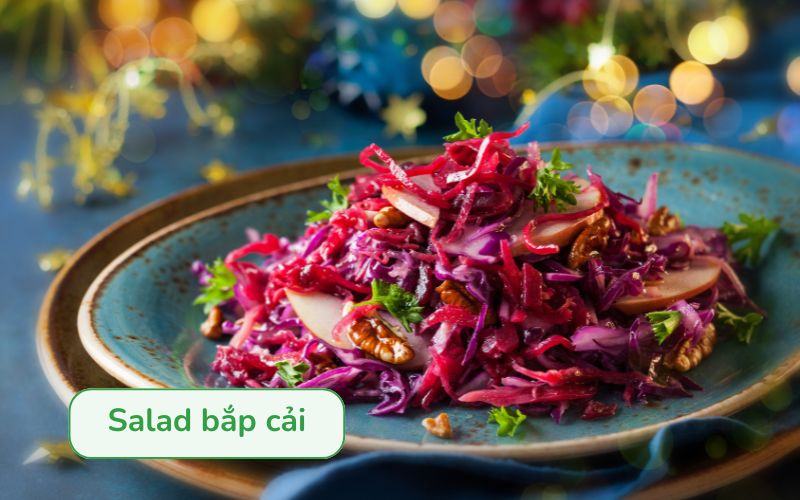 Salad bắp cải giữ nguyên dưỡng chất, thích hợp cho chế độ ăn lành mạnh