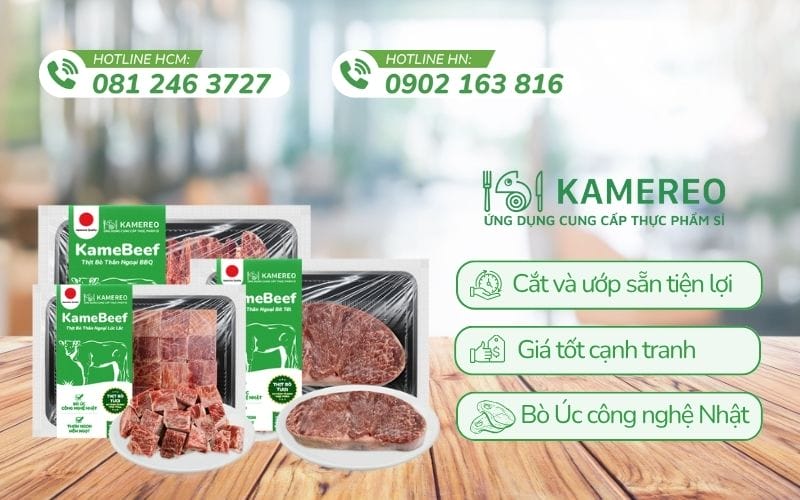 Kamereo - Lựa chọn hoàn hảo cho món bít tết chuẩn nhà hàng với KameBeef