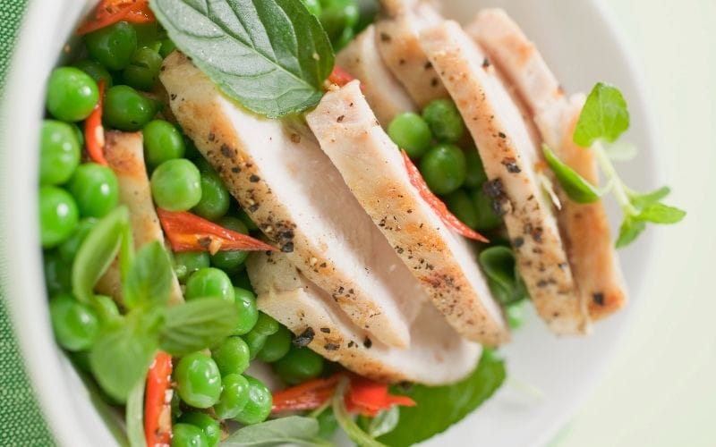Chỉ nên ăn 150-200g ức gà mỗi ngày