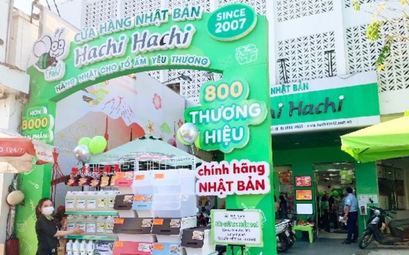 Chuỗi cửa hàng của Hachi Hachi trải dài trên toàn quốc
