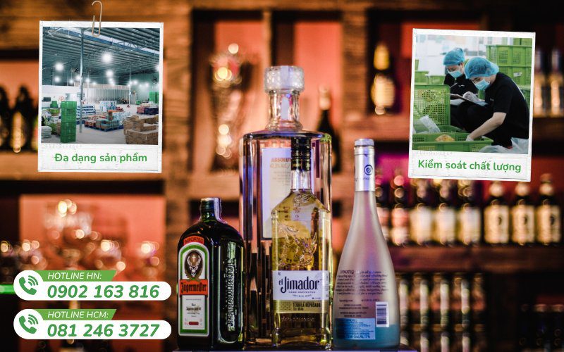 Kamereo chuyên cung cấp rượu pha chế chính hãng cho doanh nghiệp F&B