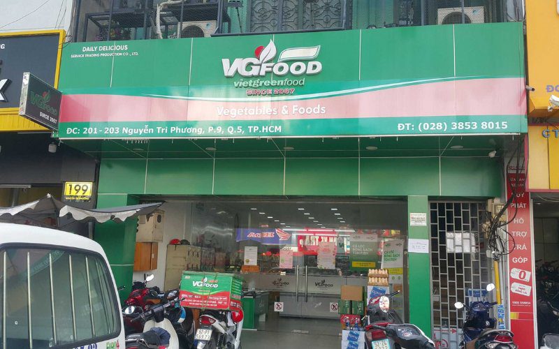 VGFood cung cấp đa dạng các loại thực phẩm trên thị trường