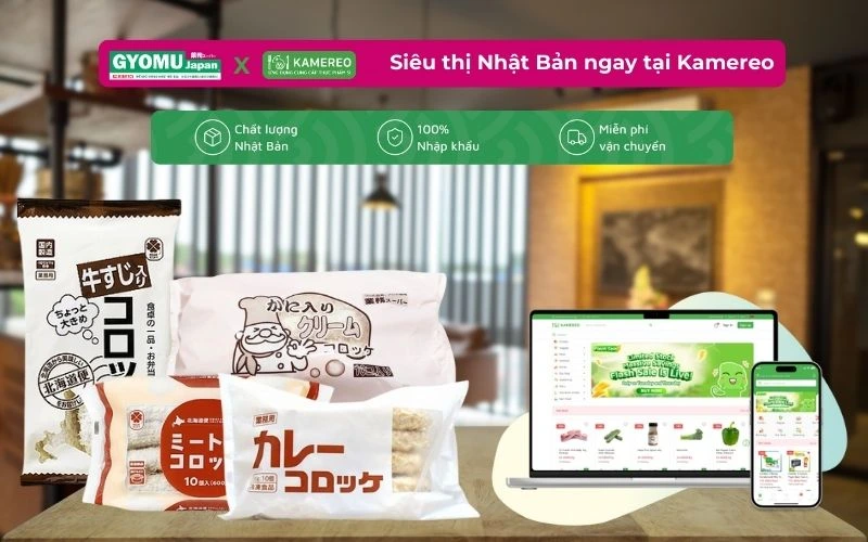 Kamereo – Đơn vị cung cấp nguyên liệu F&B chất lượng chuẩn Nhật