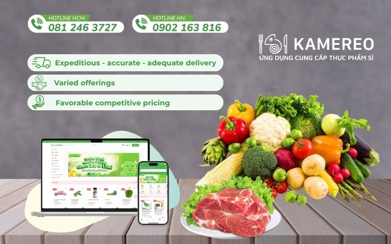 Kamereo - Providing quality wholesale vegetables with clear prices and information to help control costs