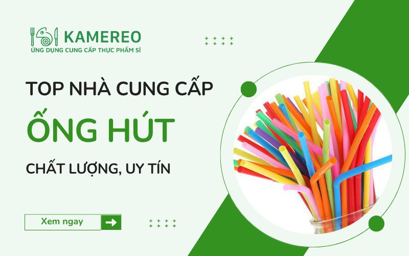 Địa chỉ chuyên cung cấp ống hút chất lượng, uy tín