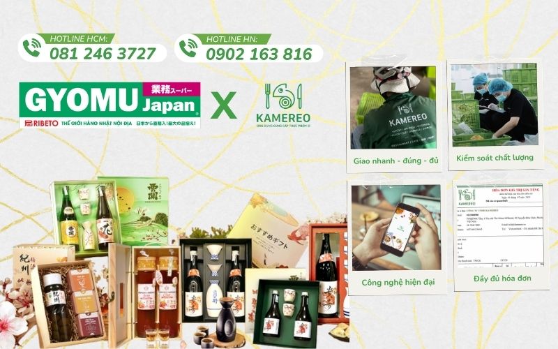 Kamereo là nhà cung cấp rượu sake Nhật chính hãng, giá tốt