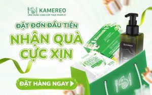 Ưu đãi dành riêng cho khách hàng mới: Đặt đơn đầu tiên, nhận quà hấp dẫn từ Kamereo