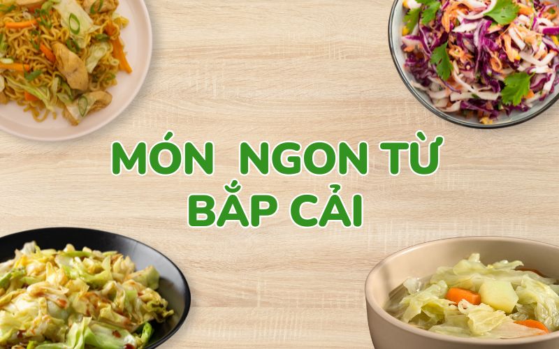 Tổng hợp những món ngon từ bắp cải ngon, dễ làm