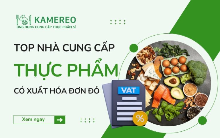 Nhà cung cấp thực phẩm có xuất hóa đơn đỏ
