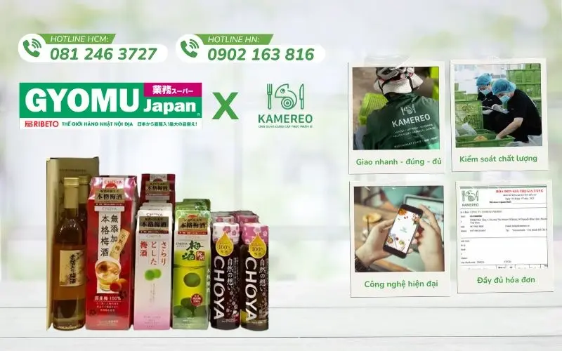 Kamereo là nhà cung cấp rượu Nhật chính hãng, chất lượng cao cho ngành F&B
