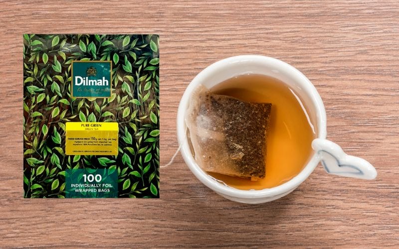 Trà xanh nguyên chất Dilmah, không phụ gia, thanh mát và dễ uống