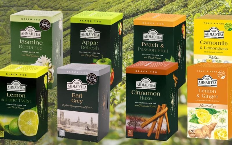 AHMAD TEA chuẩn Anh Quốc, đa dạng hương vị từ nguyên chất đến nhài và bạc hà