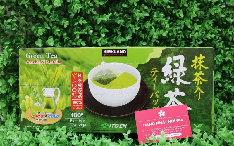 Kirkland kết hợp Sencha & Matcha, trà Nhật cao cấp, thuần khiết và không chất bảo quản
