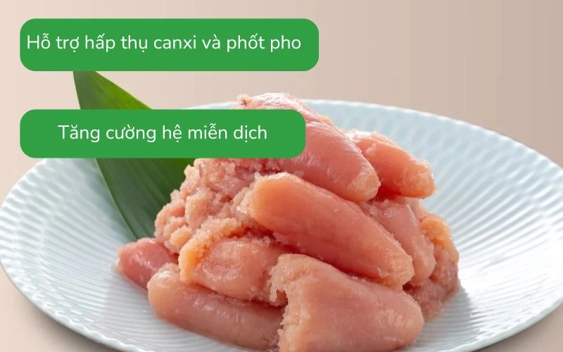 Vitamin D trong trứng cá tuyết giúp xương và răng chắc khỏe
