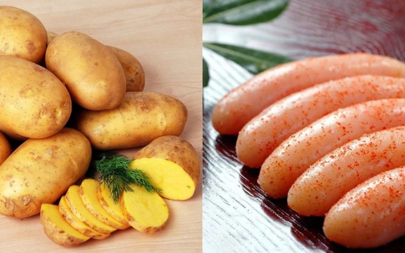 Trứng cá tuyết xào khoai tây – món ăn đậm đà, giàu năng lượng