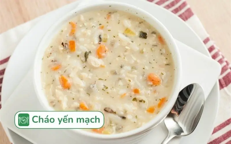 Cháo yến mạch giúp no lâu, tốt cho tiêu hóa và kiểm soát cân nặng