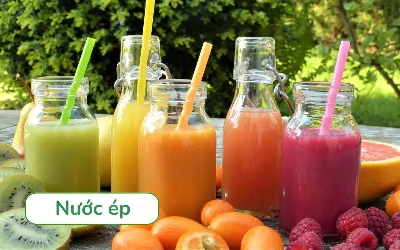 Nước ép hoa quả tươi mát, bổ dưỡng, giúp giải tỏa mệt mỏi hiệu quả