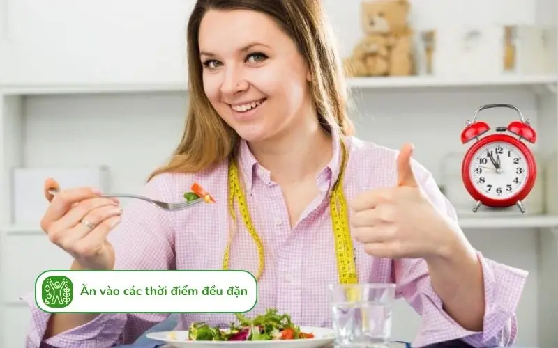 Duy trì giờ ăn cố định giúp kiểm soát cơn đói hiệu quả