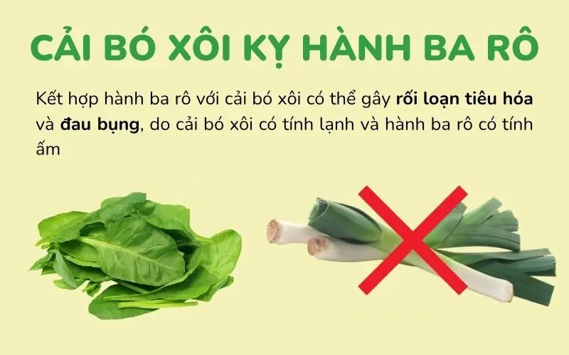 Dưa chuột làm giảm lượng vitamin C trong cải bó xôi khi ăn cùng lúc