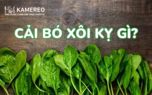 Cải bó xôi kỵ gì? Thực phẩm không nên kết hợp và lưu ý khi ăn cải bó xôi