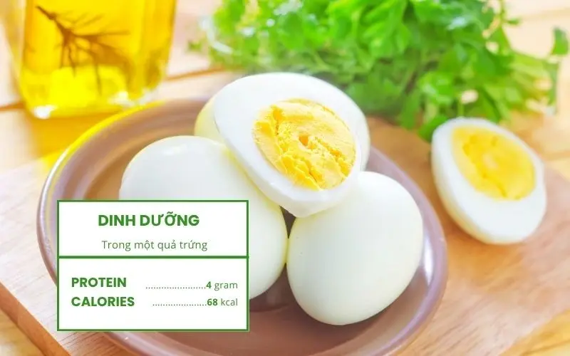 Trứng luộc là món ăn nhẹ tiện lợi, giàu dưỡng chất